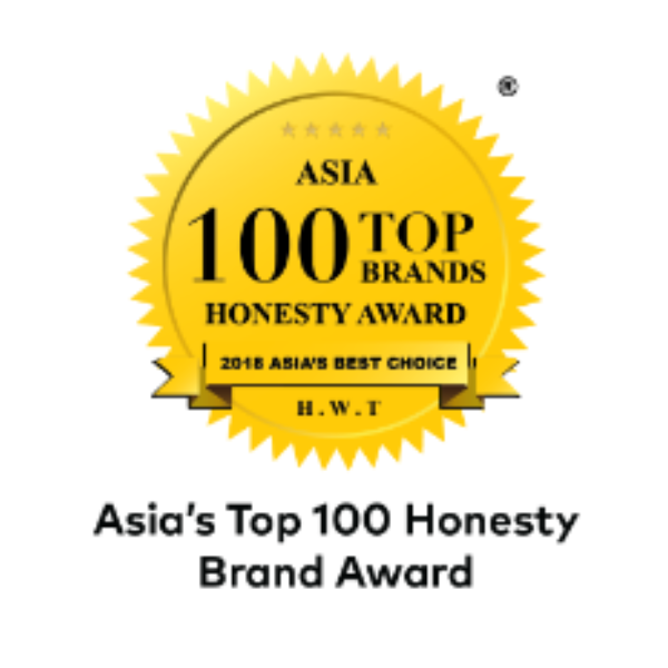 Asia’s Best Choice for Top 100 Honesty Brand, Honesty Enterprise, Honesty Entrepreneur and Asia Honesty Product Award